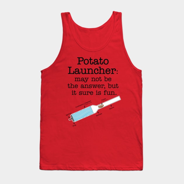 Potato Launcher May Not Be... Tank Top by TheStuffInBetween